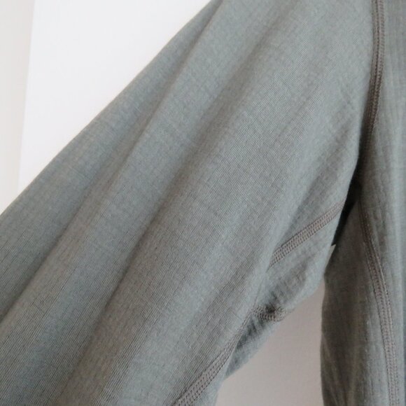 ICEBREAKER | RealFLEECE® Sierra Merino Wool Zip Up Jacket Sweater Khaki Sz S - Picture 10 of 16